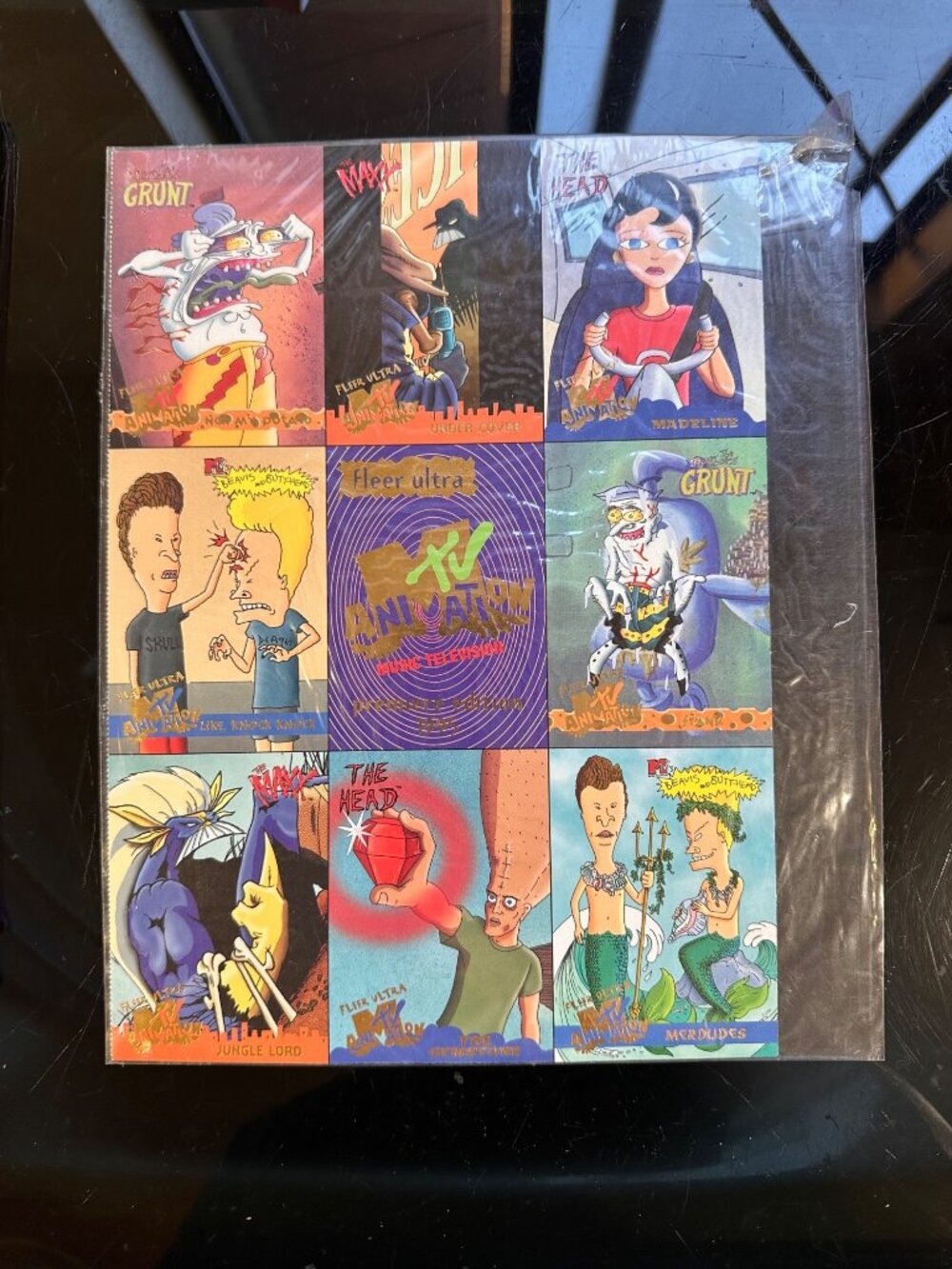 1995 Fleer Ultra MTV Animation Premiere Edition Jumbo Cards Set Beavis & Butthea - Picture 3 of 11
